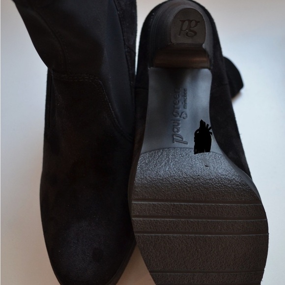 Paul Green Black Suede Ankle Booties - Picture 10 of 10